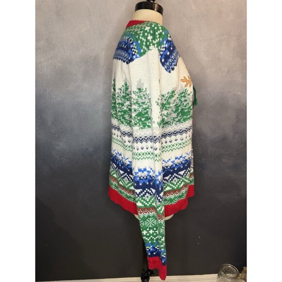 33 Degrees Funny Christmas Sweater Reindeer Party Design - Size L - Picture 5 of 10